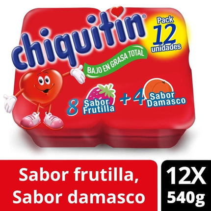 Petit Suisse Mousse Sabor Frutilla Multipack Pote, 12 Un x 45 g | Apishop