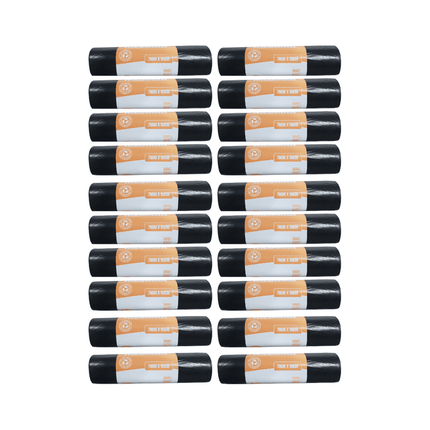 Pack 20 Rollos Bolsas de Basura Mediana 70x90cm
