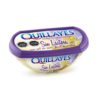 Mantequilla Sin lactosa con Sal de Mar, 200 g - Quillayes | Apishop
