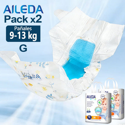 Aileda Pañales Infantiles Desechables Talla G Sin Género Total 156u