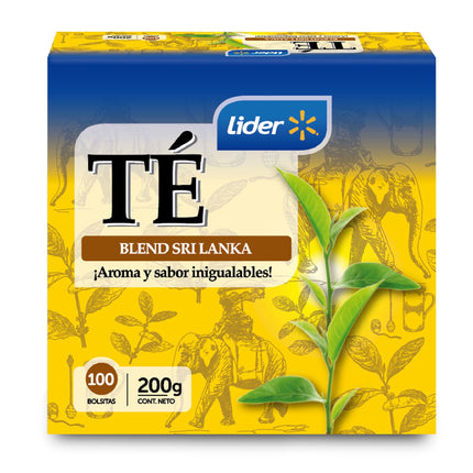 Té Ceylán Caja, 100 Un