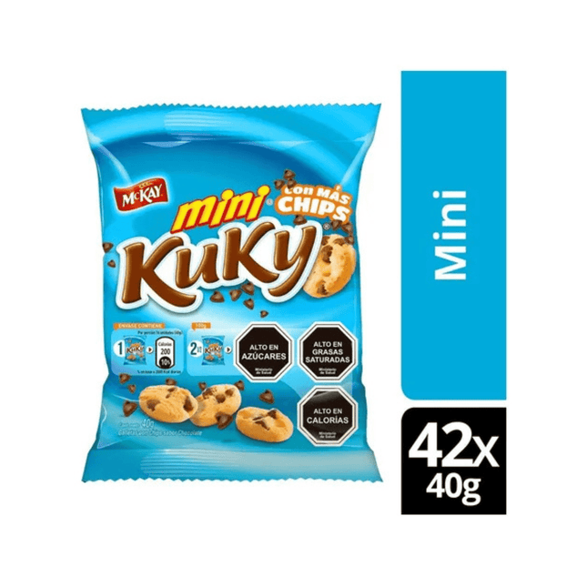 Pack x42 galleta chip Kuky® mini 40g