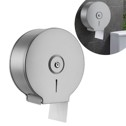 Dispensador De Papel Higienico Industrial 500mt Con Llave