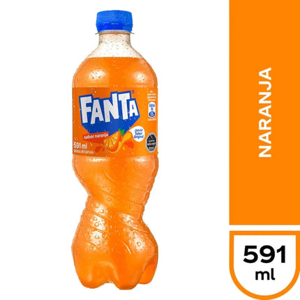 Bebida Naranja Original Botella, 591 ml