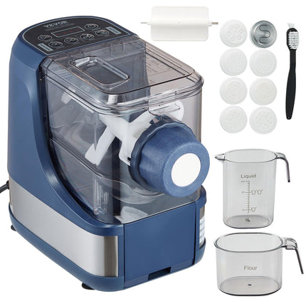 Máquina para hacer pasta VEVOR 150 W, 8 formas, 4 modos, 500 g de harina