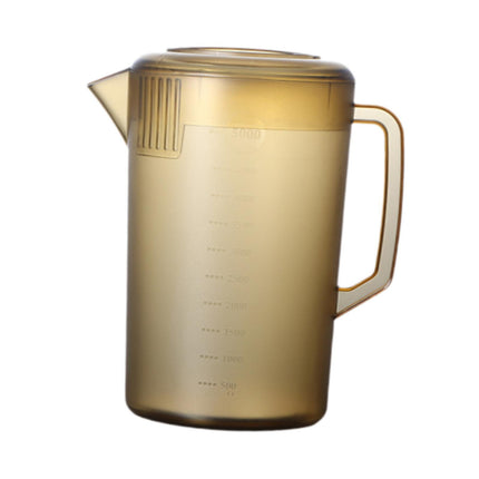 Vaso Medidor De Líquidos De 5000 Ml, Recipiente Para Almacenar Bebidas, Para Harina, Refrigerador, Líquido Marrón