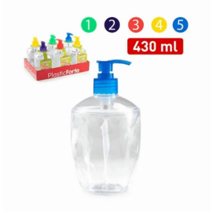 Dosificador Jabon Transparente Ps 430Ml