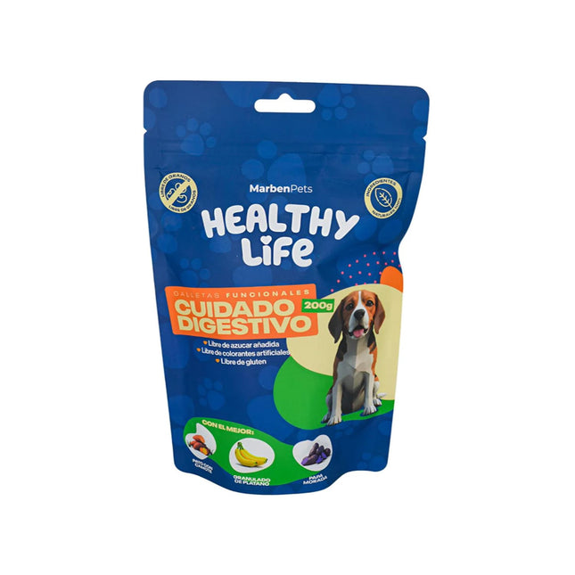 Snack Galletas Funcionales Para Perros 200g Naturales 100% azul