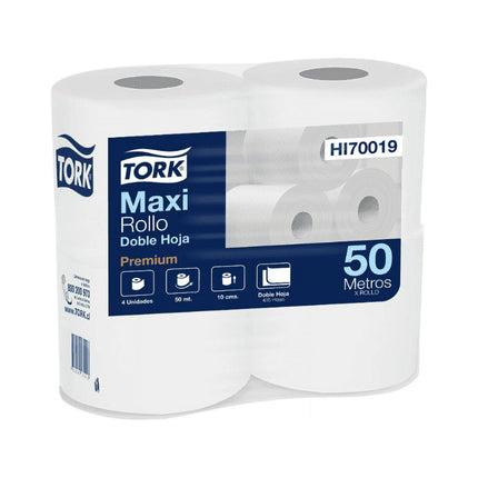 PAPEL HIGIENICO TORK 50 MTS HI70019 D/H