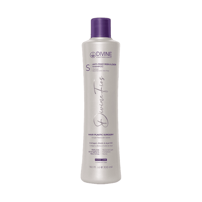 Shampoo Reconstructor Anti-Frizz Divine Professional 300 Ml