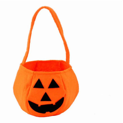 Bolsa Calabaza Halloween Para Dulces, Bolsa Cotillón