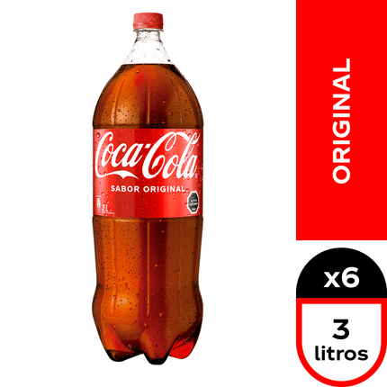 COCA-COLA ORIGINAL 6X3 LTS