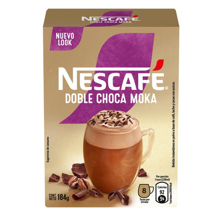 Café Instantáneo Doble Choca Moka Caja 8 un, 184g