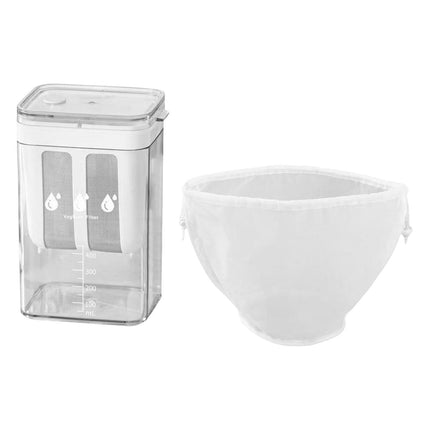 Jarra Coladora Para Yogurtera: Un Dispositivo Versátil Para Yogures Caseros, Salsas Y Postres De 1100 Ml Con Báscula