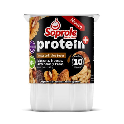 Yoghurt Protein con Trozos Frutos Secos Pote, 155 g | Apishop