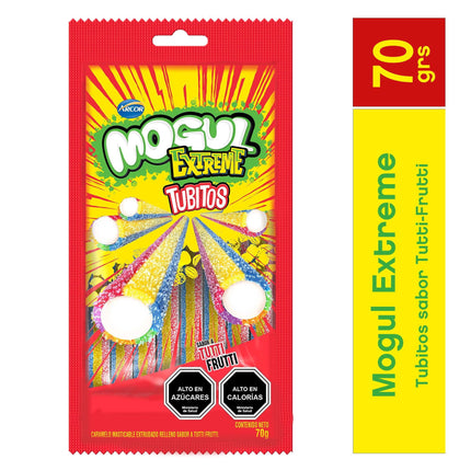Tubitos Mogul Tutti Frutti, 70 g
