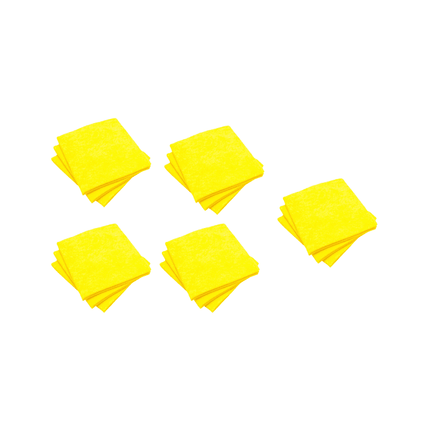 Pack 25 Paños Multiusos Amarillo Antipolvo 38x38 – Superficies Limpias y Brillantes