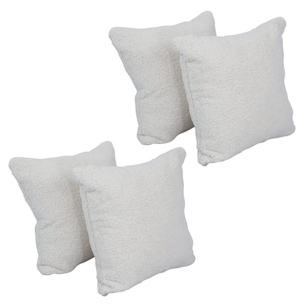 Almohadas Blazing Agujas, piel sintética, 17 cm, arroz gratán, 4 unidades