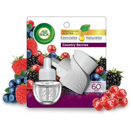 AirWick Desodorante Ambiental Aparato Electrico rec. Country Berries 1 unid | Apishop.cl
