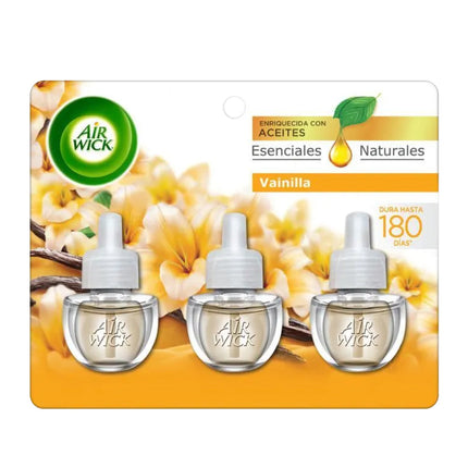 AirWick Recarga Desodorante Electrico Vainilla 3 unid | Apishop.cl