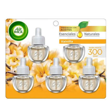 AirWick Recarga Desodorante Electrico Vainilla 5 unid | Apishop.cl