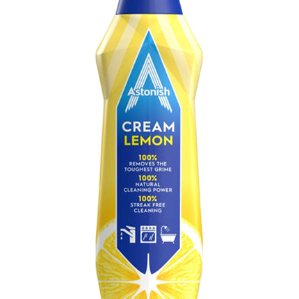 Astonish Limpiador Crema Frescura a Limón 500 ml | Apishop.cl