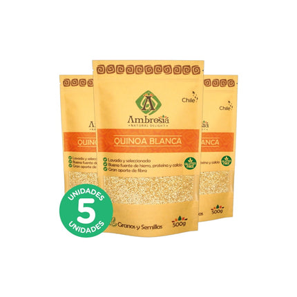 Pack 5, Quinoa Blanca 500gr