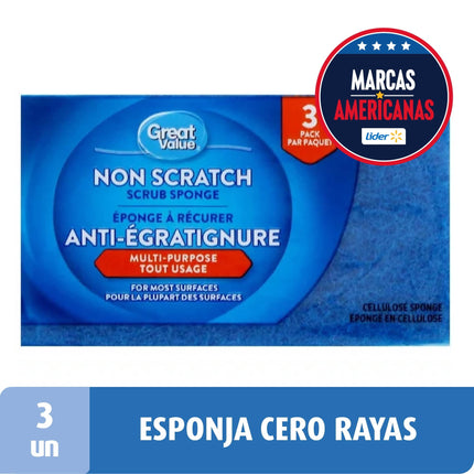 Esponja De Celulosa No Raya, 3 Un