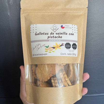 Galletas de Vainilla con Pistacho 150 gr