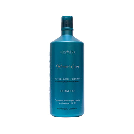 Shampoo Cuidado Intensivo Bambú y Queratina GranKéra Profissional 1 Lt