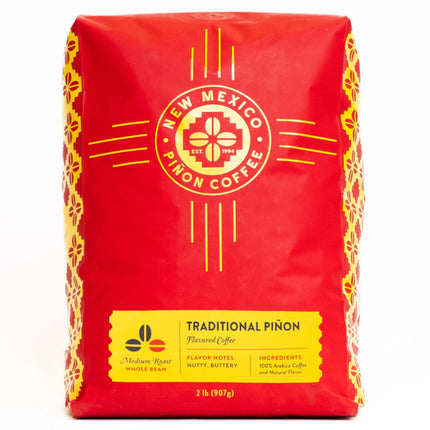 Café New Mexico Piñón en grano entero 907 g con sabor natural