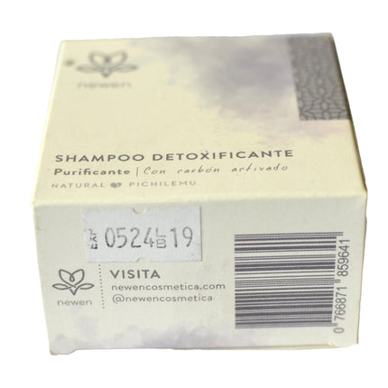 Shampoo Solido Detoxificante Con Carbon Activado