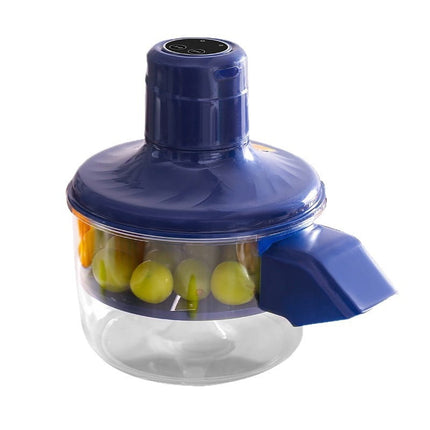Pelador Automático de Frutas Eléctrico Inalámbrico, Peladora Uvas Tomates Ajos con Un Solo Botón, Fácil Limpieza