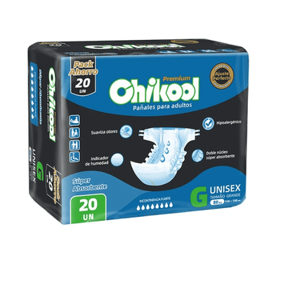Pañales Adult Premiun G 20und