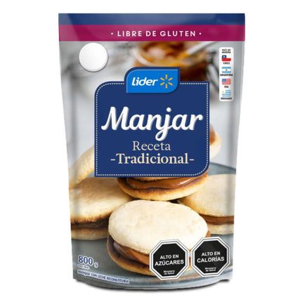 Manjar Tradicional Bolsa, 800 g - | Apishop