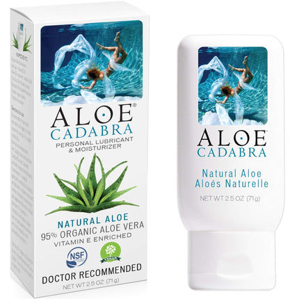 Lubricante personal Aloe Cadabra natural a base de agua 75 ml