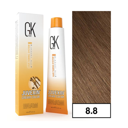 - Tintura Cream Color Permanente Vegana 100ml + Oxidante - 8.8 Rubio Castaño Claro