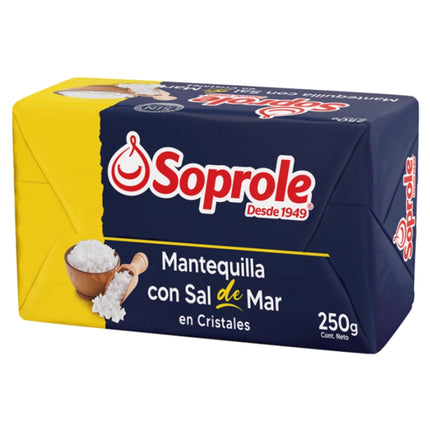 Mantequilla con Sal de Mar Tradicional, 250 g - Soprole | Apishop