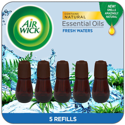 Recambio Air Wick Essential Mist para agua dulce, paquete de 5