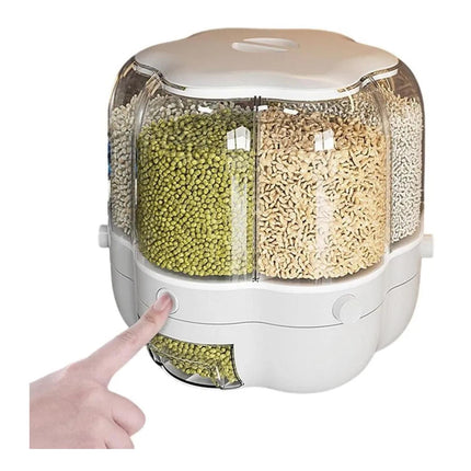 Dispensador De Granos Cereales Nueces Giratorio Cocina