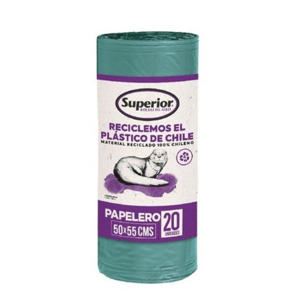 Bolsa de Basura Pequeña Papelero 50x55 cm, 20 Un