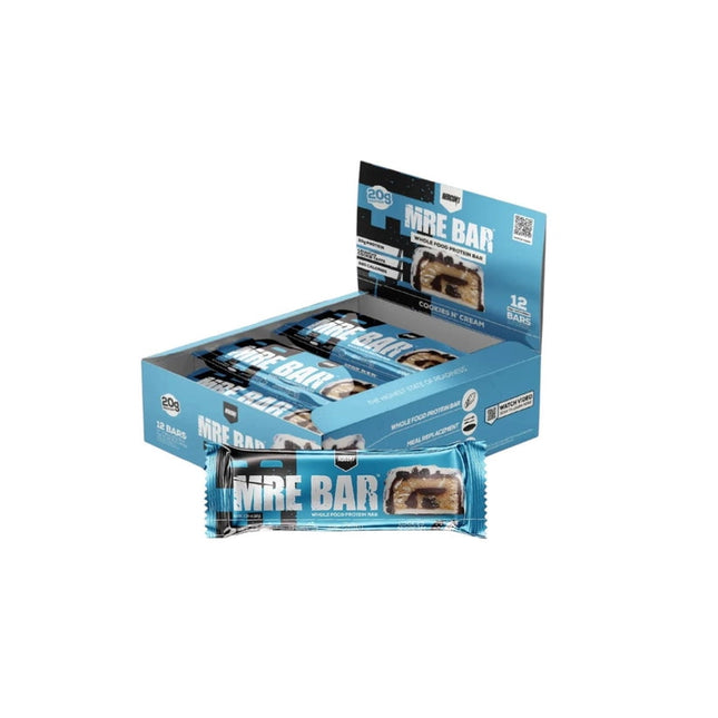 Box 12 Barras Mre Bar 20g Proteina Cookies And Cream -