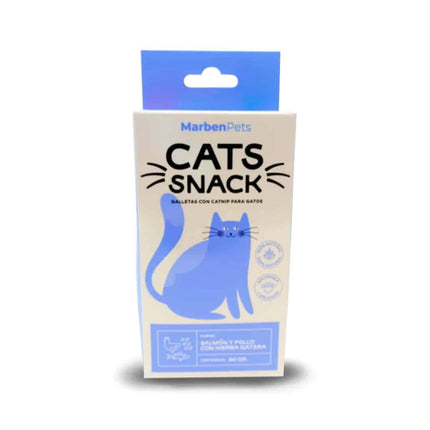 Galleta Gato con Catnip Salmon y Pollo con Hierba Gatera Caja