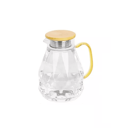 Jarra de té increíble + 4 tazas de cristal