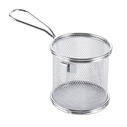 Colador De Fideos Y Pasta De Acero Inoxidable, Colador De Malla Para Alimentos Para Enjuagar Y Cocinar, 9x9cm