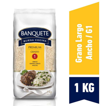 Arroz Grado 1 Grano Largo Bolsa., 1 kg