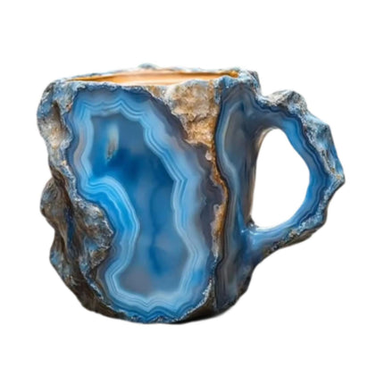 Taza De Café Accesorios Para La Ceremonia Del Té Regalos Festivos Interiores Y Exteriores Hecho A Mano Azul