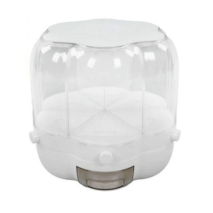 Dispensador Cereales Giratorio 6 En 1 Contenedor Granos