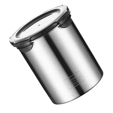 Recipiente Hermético De Acero Inoxidable 304, Portátil, Reutilizable Para Té, Caramelo, Azúcar, 900ml
