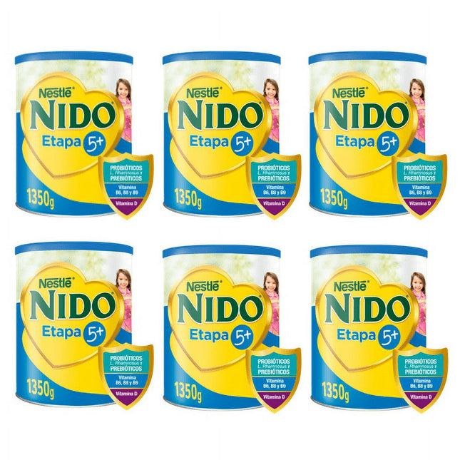 Pack 6 Leche Nido 5+ Protectus® 1350g +5 años